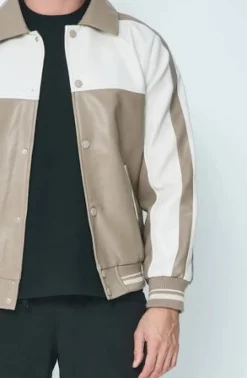 Veste bi-couleur courte