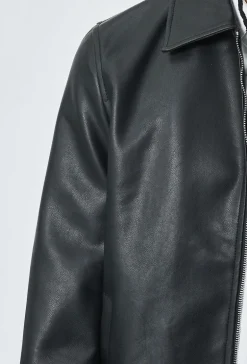 Veste bomber à col chemise