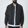 Veste bombers à col revers