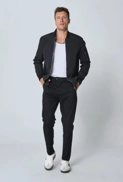 Veste bombers à col revers