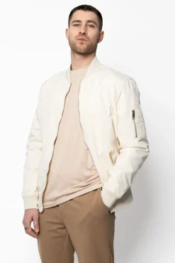 Veste bombers à col revers