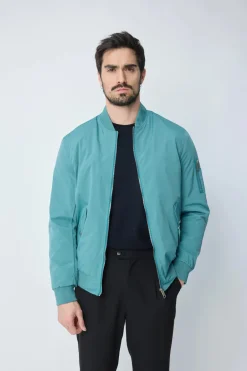 Veste bombers à col revers