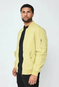 Veste bombers à col revers