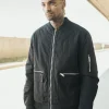 Veste bombers à zip métalique