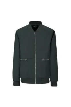 Veste bombers à zip métalique