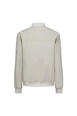 Veste bombers à zip métalique avec empiècement