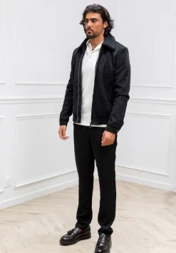 Veste bombers avec col moumoute