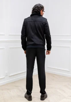 Veste bombers avec col moumoute