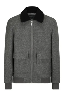 Veste bombers avec col moumoute