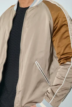 Veste bombers bicolore