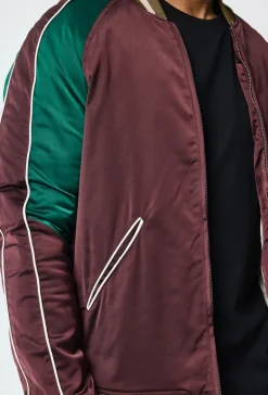 Veste bombers bicolore