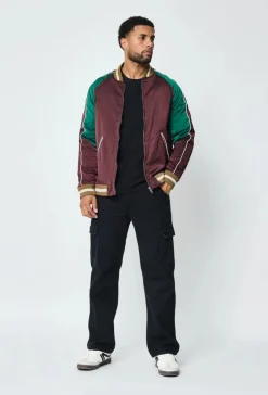 Veste bombers bicolore