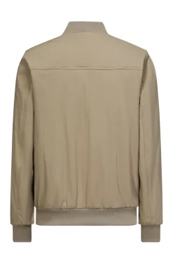 Veste bombers empiècement à zip métalique
