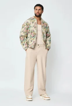 Veste bombers fleurie