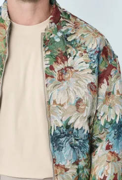 Veste bombers fleurie