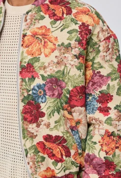 Veste bombers fleurie