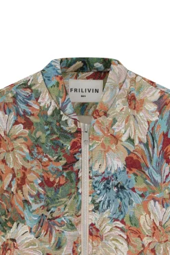 Veste bombers fleurie