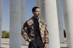 Veste bombers fleurie