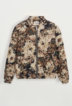 Veste bombers fleurie