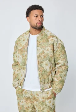 Veste bombers fleurie