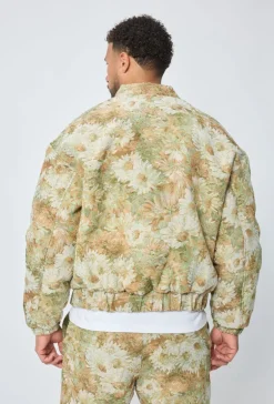 Veste bombers fleurie