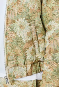 Veste bombers fleurie