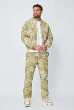 Veste bombers fleurie