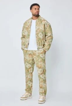 Veste bombers fleurie