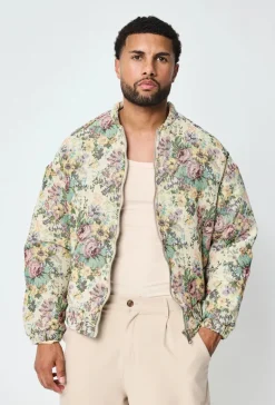 Veste bombers fleurie