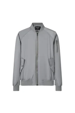 Veste bombers rembourée à col revers