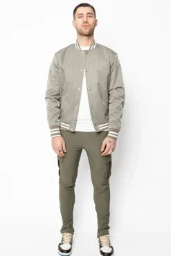 Veste bombers uni simple