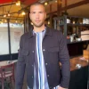 Veste col chemise à boutons avec poches