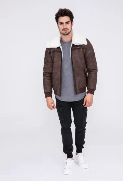 Veste col mouton