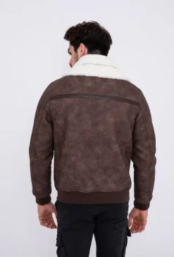 Veste col mouton