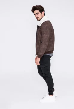 Veste col mouton