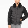 Veste col mouton matelassée