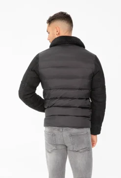 Veste col mouton matelassée