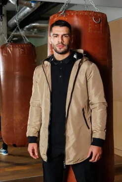 Veste coupe vent longue coupe oversize