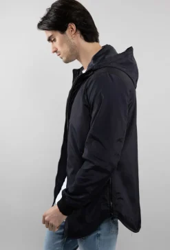 Veste coupe vent longue coupe oversize