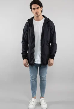 Veste coupe vent longue coupe oversize