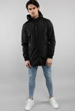Veste coupe vent longue coupe oversize