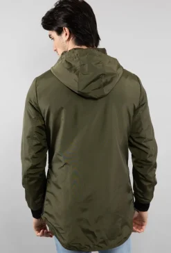 Veste coupe vent longue coupe oversize