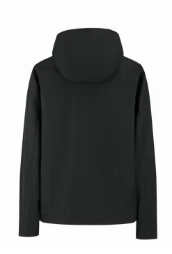Veste courte à capuche réglable avec ficelle