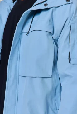 Veste courte à capuche réglable avec ficelle