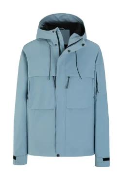 Veste courte à capuche réglable avec ficelle