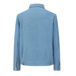 Veste effet jean troué