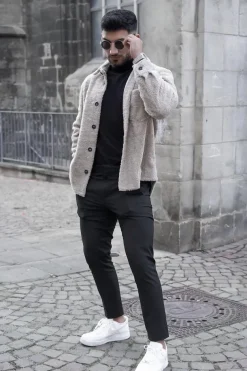 Veste effet peau de mouton