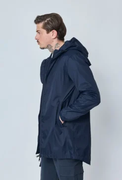 Veste imperméable à capuche
