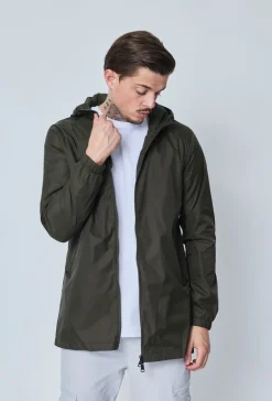 Veste imperméable à capuche