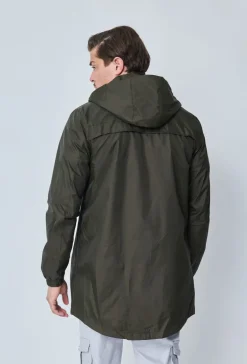 Veste imperméable à capuche